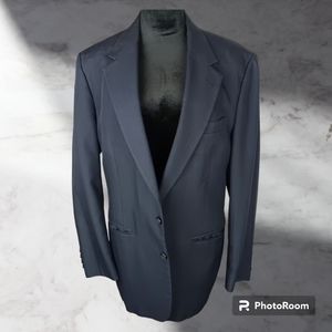 STAFFORD Navy Blue, Pinstripe Suit Coat